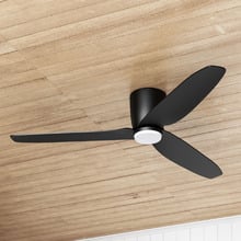 Seacliff 112cm DC Low Profile Ceiling Fan with LED Light